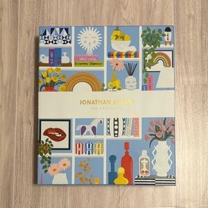 New Jonathan Adler Vibrant 1000 piece Art Puzzle - Blue and Multicolor